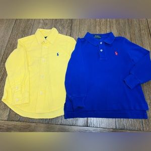 Toddler boy Ralph Lauren dress shirts